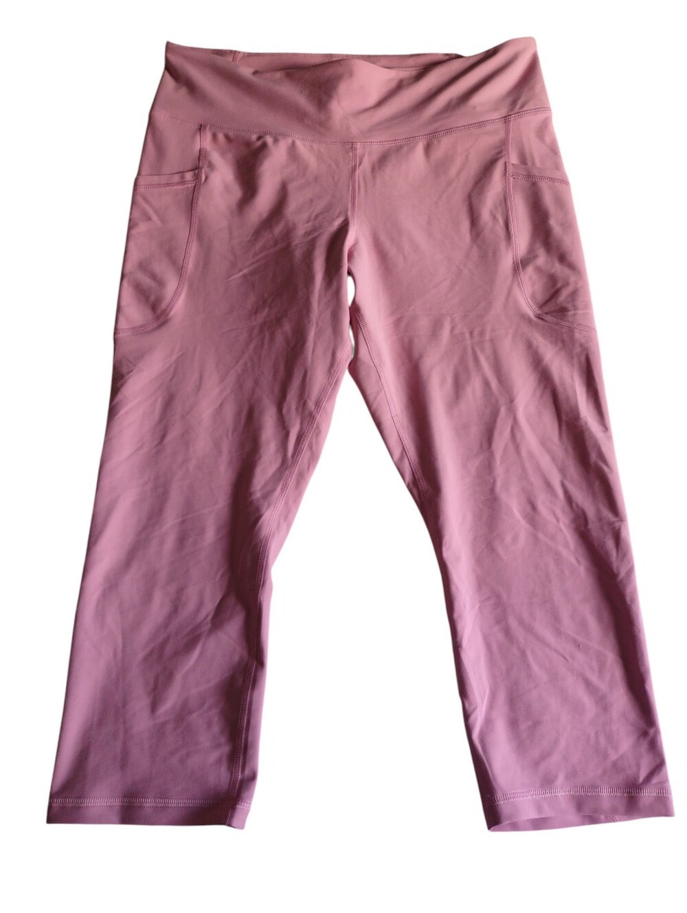 Old Navy XL Pink Powersoft Highrise Crop Leggings